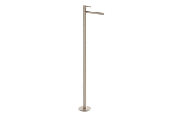 VitrA Origin Floor Standing Basin Mixer - Brushed Nickel